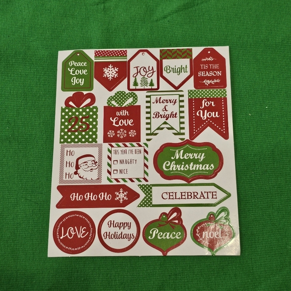 CH4:  Christmas Sticker Bundle  - 11 Sheets - American Greetings Hallmar… - Picture 8 of 13